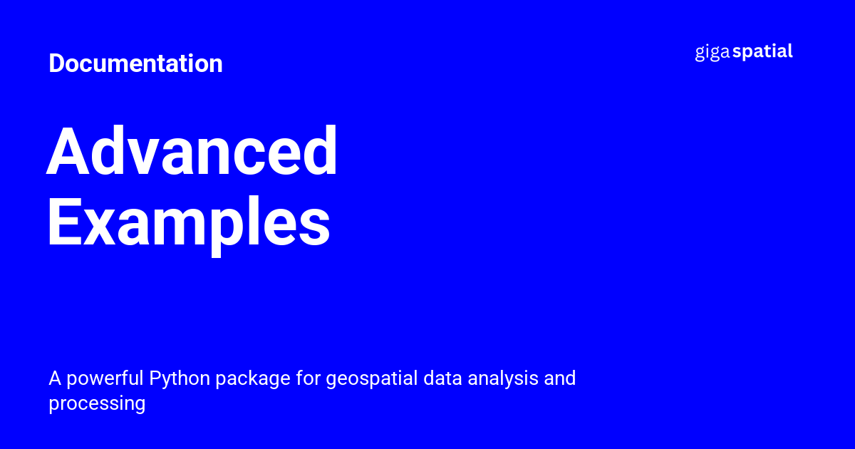 Advanced Examples - Documentation