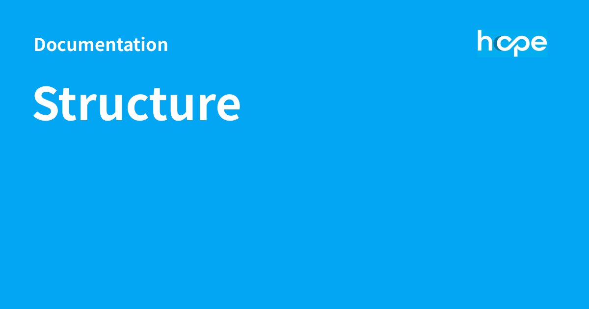 Structure - Documentation