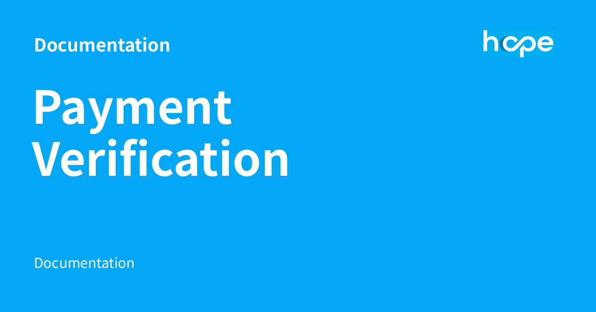 Payment Verification - Documentation