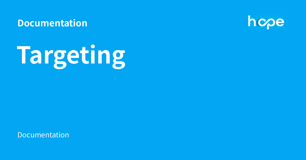 Targeting - Documentation