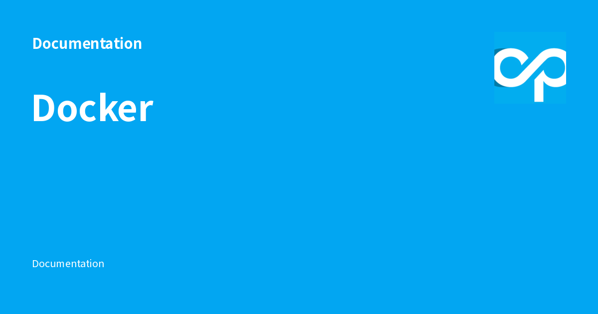 Docker - Documentation