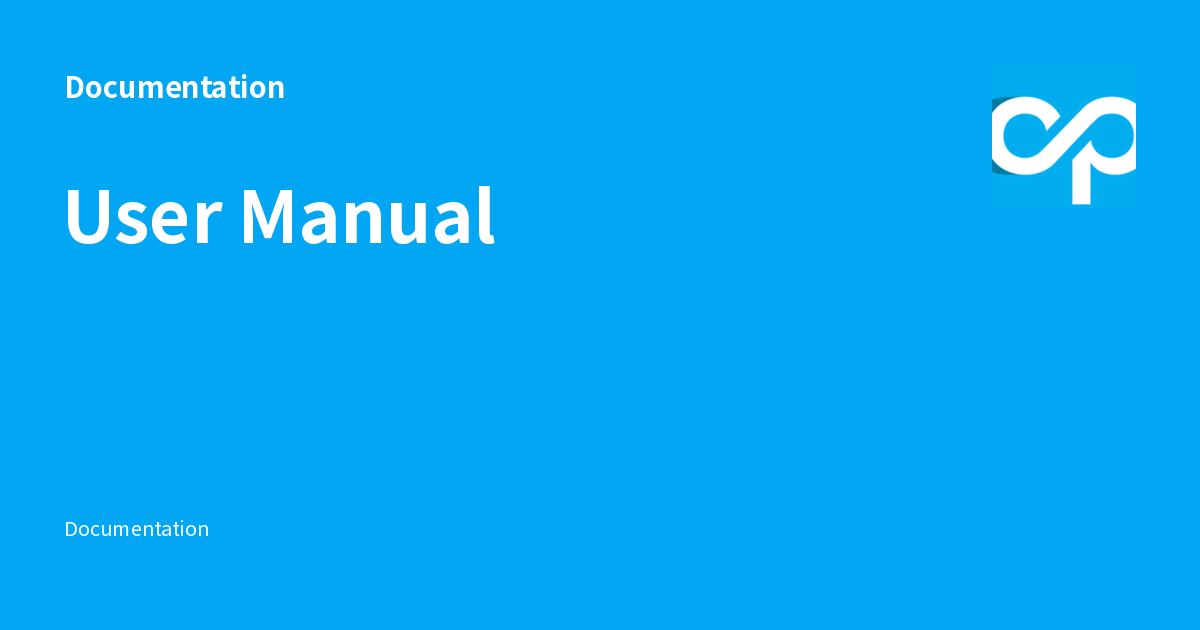 User Manual - Documentation
