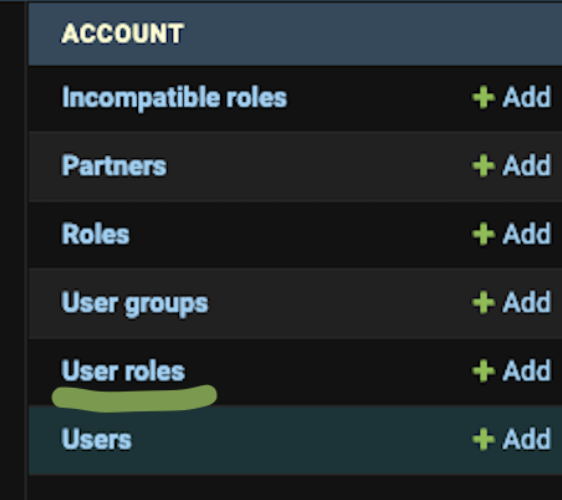 User Role - Before-1