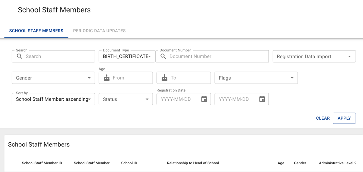 Education Workers member list
