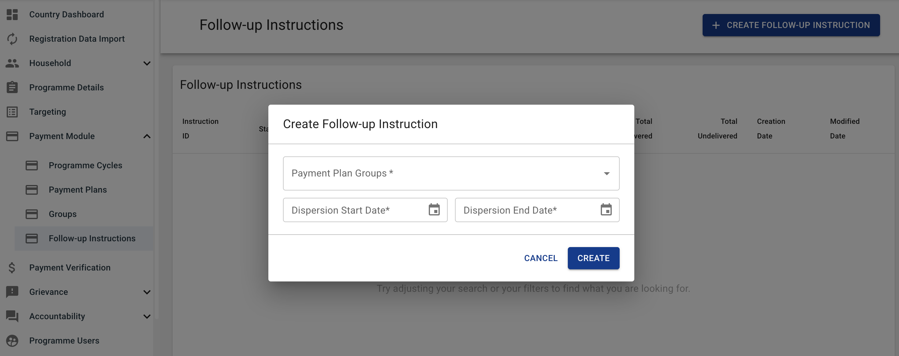 Creating a Follow-Up Instruction