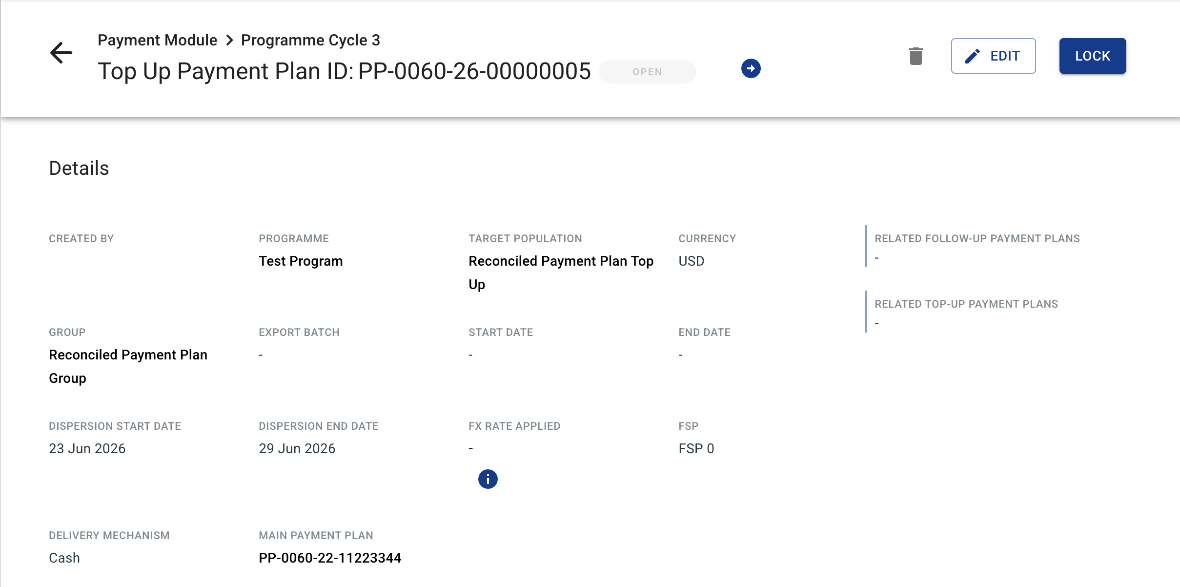 Top-Up detail